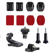 Helmet Adhesive Sticky Mounts Curved Attachment Flat Mount Compatible With For GoPro Hero 13 12 11 10 Max 9 8 7 6 5 4 Session For DJ Osmo Action Cameras - Multicolor - View 4