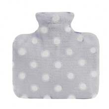 Bolsa de agua caliente de inyección de agua con capacidad de 1,2 L, fabricada de material de PVC de alta densidad, de unicolor fresco y lindo con doble inserción, conservación del calor duradera. Bolsa de agua caliente para compresión cálida, bolsa de agua caliente para calentar los pies y las manos, adecuada para calefacción del hogar en invierno.