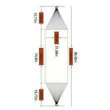 1 pieza Hamaca de lona gruesa antivuelco para exteriores, columpio resistente y portátil apto para camping, patio, jardín o interior, fácil de almacenar y transportar