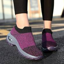 DAHAN Tenis Mujer para Caminar, Calzado de Caminata, Zapatos Deportivos de Primavera, Zapatillas de Correr Cómodos, Transpirables, Ligeros y Antideslizantes, Tenis de Moda Casual - Morado - Ver 7