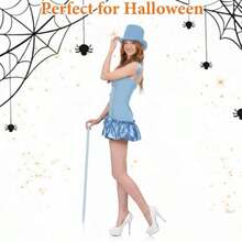 2 Pcs Blue And Orange Wooden Cane 90s Movie Character Theatrical Costume Accessory For Adults Halloween Walking Cane With Rubber Tips For Cosplay Party Suppliesgift - Blueorange - View 4