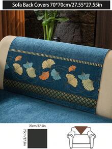 1pc All-Season Sofa Cushion Cover, Modern Minimalist Anti-Slip Sofa Seat Protector, Dust-Proof And Washable Sofa Slipcover, Blue Fashionable Soft Non-Fading Non-Shedding Bedroom Decor Pet-Friendly Cover, Adjustable For Corner Sofa, Bedroom, Office, Living Room Combination Furniture, 1/2/3/4 Seater Sofa