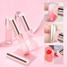 2-Pack Nail Art Pat Gel Smudge Pen Magic Mirror Powder Brush & Silicone Lip Brush - 2支粉透桿拍拍筆 - 查看 1