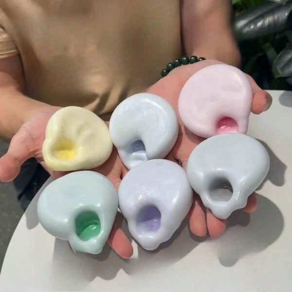 Smoothie Stressball, Shapeable Ball Stress Ball, Sensory Fidget Squeeze Toy For Stress Relief,Ice Skin Glutinous Rice Cake Kneading Toy With Slow Rebound And Decompression Function For Musicians To Shape Balls, Offices Desk Sensory Fidget Squeeze Toy For Adult