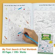 Sách tranh tìm đồ vật ẩn, sách rèn luyện khả năng tư duy cho trẻ mầm non, sách học tập dạng trò chơi ghép hình. - Nhiều màu - Xem 13