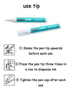 1/2/3pcs 5ml Magic Stain Remover Pen, Portable No-Wash Oil/Wine Stain Eraser Pen, Suitable For Cleaning Small Stains On T-Shirts And Fabrics, Quick Stain Removal Without Washing (Random 2 Styles) - Multicolor - View 6