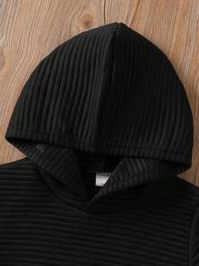 3 pezzi/set Felpe con cappuccio a maniche lunghe con tasche per ragazzi giovani, casual e adatte per attività all'aperto, studenti