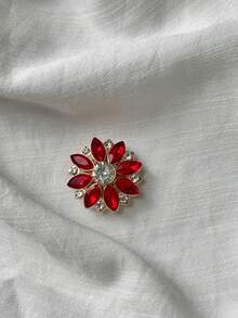 1/5Pcs Fashion Cufflinks For Shirt Decorative Women ButtonCover Crystal Sleeve Button, Button Clips MetalButton Accessories No Sewing ButtonsWedding