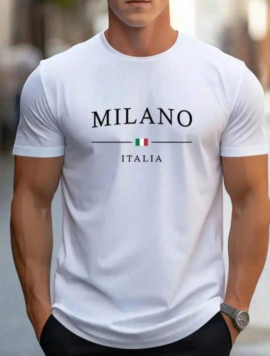 Milano Men's T-Shirt - Blanco - Ver 1