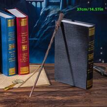 Warner Bros Varita mágica de Harry Potter, Varina de mago para actuaciones en el escenario, Accesorios perimetrales de películas de Potter con núcleo metálico, mejora la durabilidad y la actuación anti-rotura [Garantía genuina] - Varitas de la profesora McGonagall, Varillas de Hermione, Perfectamente adecuadas para fiestas navideñas, actuaciones teatrales, accesorios de cosplay, colección y regalos