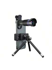 36X单筒变焦镜头远摄镜头14.5厘米/5.7英寸露营狩猎运动手表游戏适用于大多数智能手机，手机单筒望远镜36X户外摄影外置远摄镜头，高清远摄镜头 - 36X高清鏡頭 - 查看 3