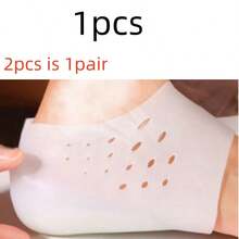 2pcs/Pair 0.98/1.77inch Multi-Layer Invisible Silicone Half Insole Cushion, Comfortable Breathable Height Increasing Insoles, Anti-Slip Heel Protective Inserts, Suitable For All Kinds Of Shoes To Increase Height And Protect Heels