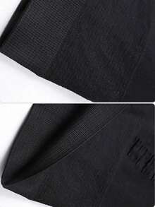 2件装男士塑身背心，无袖收腹内衣，适用于男性乳房发育症，瘦身内衣 - 快速更换 - 黑與白 - 查看 11