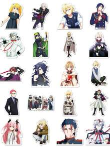 50pcs Anime Stickers, The Seraph Of The End Stickers, Anime Decor, Anime Merchandise, Cool Stickers, Anime Decoration, Anime Gift, Anime Toys, Waterproof Vinyl Stickers For Laptop, Phone, Car, Skateboard, Water Bottle, Scrapbook, Computer, Notebook - A - View 5