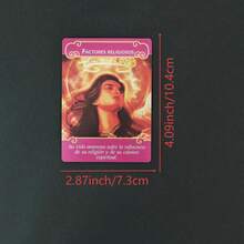 1 盒西班牙浪漫神谕卡，天使卡，44 张牌，塔罗牌占卜卡，适合初学者、圣诞节、万圣节、感恩节礼物、派对棋盘游戏、占卜卡牌游戏