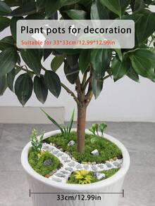 Micro Landscape DIY Material Package - Garden Trail, Suitable For Indoor And Outdoor Plants, Flower Pots, Green Plants, Glass Containers For Decoration, Very Suitable For Micro Landscapes, Fairy Gardens, Model Sand Tables, Dwarf Statues As Landscape Material Accessories