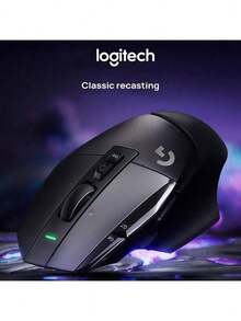 Logitech Ratón inalámbrico para juegos G502 X LIGHTSPEED, sensor HERO de última generación, conmutación fluida entre dispositivos, interruptores híbridos óptico-mecánicos, batería inalámbrica de larga duración, diseño ergonómico, color negro - Negro - Ver 4