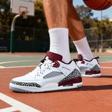 Jordan Men's Jordan Spizike Low Comfortable Casual Shoes, Breathable Air Cushion Basketball Sneakers, FQ1759-106