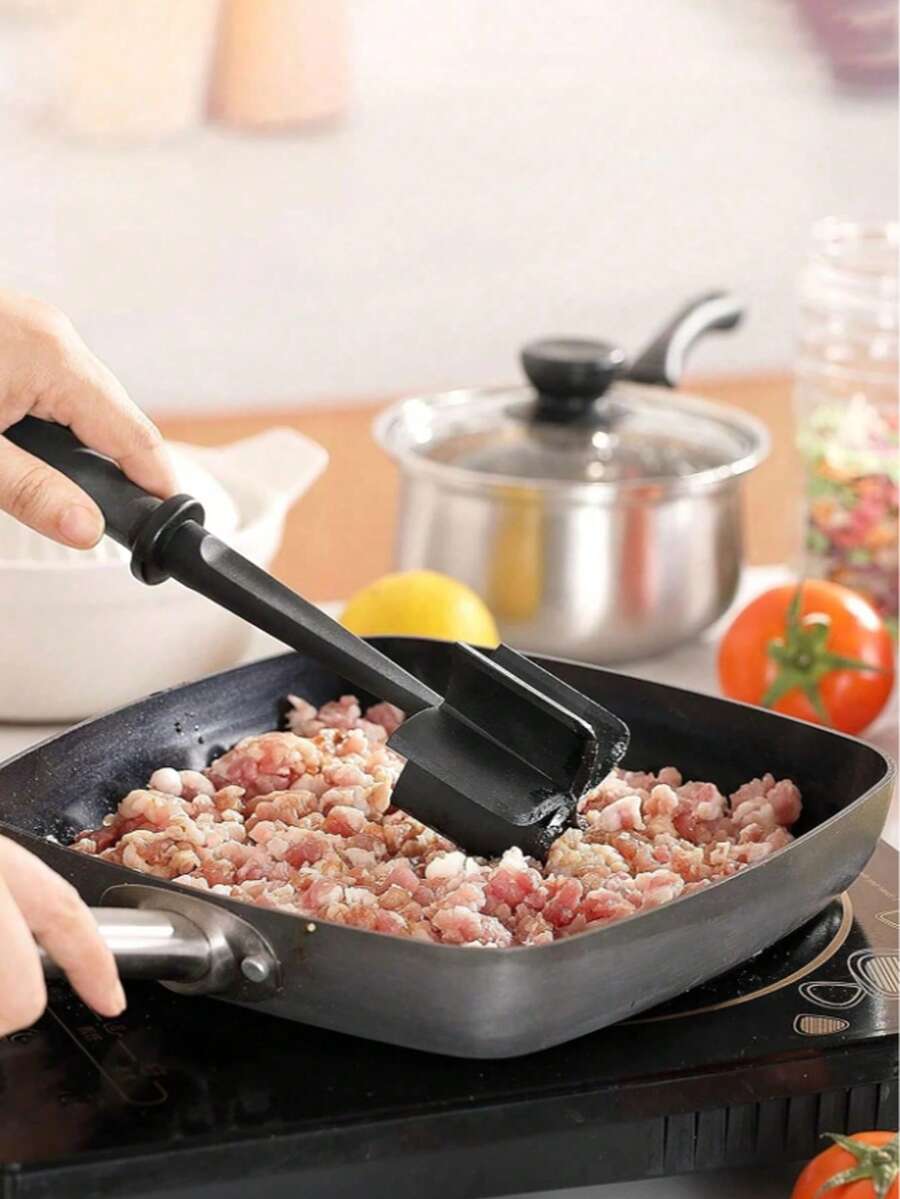 1 件手持式绞肉机、刮刀绞肉机、肉类、土豆、沙拉、番茄切碎机、搅拌铲、肉类和蔬菜搅拌机、用于切碎和切碎的实用烹饪工具