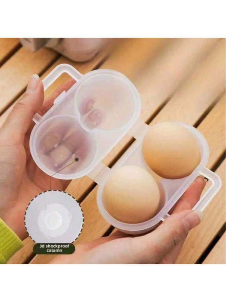 Lot De 2 Plateaux à Œufs Transparents 8 Compartiments – Organiseur Réfrigérateur Pratique Et Gain De Place