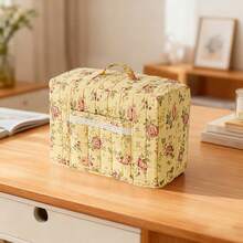 Multipurpose Sewing Bag Floral Tool Bag Large Capacity Sewing Bag Organizer Portable Totes For Home Use - Yellow - View 5
