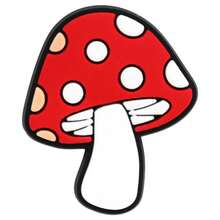 21Pcs Colorful Mushroom Series Shoe Charms For Clogs Shoe DIY Decoration Premium Quality Popular Charms Accessories Bubble Slides Sandals, PVC Shoe Decorations Beach Bag Accessories Great Gift For Teens Men Women And Adults