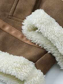 Męska kurtka ze skóry PU zapinana na zamek, kieszeń na ramię, modna i funkcjonalna, polar