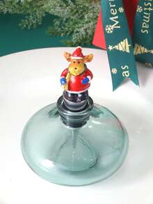 1pc,Bottle Stopper, Made Of Alloy Material, Christmas Theme Wine Cap, Reusable Kitchen Bottle Cap, Suitable For Ecorating Restaurant, Red Wine Stopper Fresh Keeping Wine Stopper - Multicolor - View 11