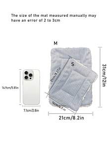 Plush Pet Bed Mat 8.2"*12", Soft, Thick, Warm, And Breathable Pad For Guinea Pigs, Hamsters, Hedgehogs, Squirrels, And Rabbits, Comfortable Nest Blanket For Small Animals,Machine-Washable Cage Mat, Perfect For Travel And Portable Use.