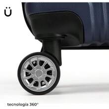 Rolling Travel Bags - Navy Blue - View 4