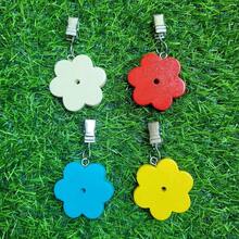 Home Set Of 4 Colourful Flower Resin Tablecloth Weights Clips Colourful Flower Handicraft Tablecloth Clips Pack Of 4{"Color_name":"ColourfulFlower"} - Multicolor4 - View 10