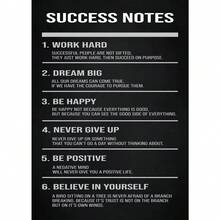 Motivational Quotes Success Canvas Poster Lion Mindset Is Everything Poster Wall Art Print Painting Office Living Room Decor - Multicolor - View 13