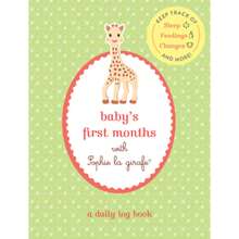 Pre-Owned Baby's First Months With Sophie La Girafe(R): A Daily Log Book: Keep Track Of Sleep, (Paperback) By Sophie La Girafe - Single Book - View 3