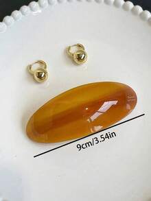 2pcs/1 pieza Accesorios para el cabello con clip de metal estilo coreano, horquilla elegante, adecuada para uso diario, para cabello semirecogido, coleta baja, accesorios para mujeres. - Multicolor - Ver 12