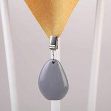 Home Set Of 4 Grey Stone Tablecloth Weights Clips Handicraft Grey Stone Tablecloth Clamps Pack Of 4{"Color_name":"GreyStone"} - 多色6 - 查看 4