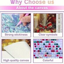 Kit de pictură cu diamant 5D - Design înger căzut, diamant rotund complet, decor pentru casă pe pânză, cadou perfect pentru dormitor și living