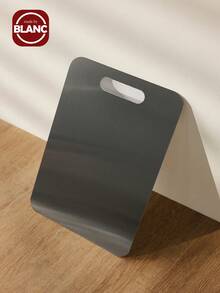 1pc High-Quality Stainless Steel Double-Sided Cutting Board - Thickened, Mildew-Resistant, Suitable For Kitchen And Restaurant Use, Easy To Clean With Water - Silver - View 4