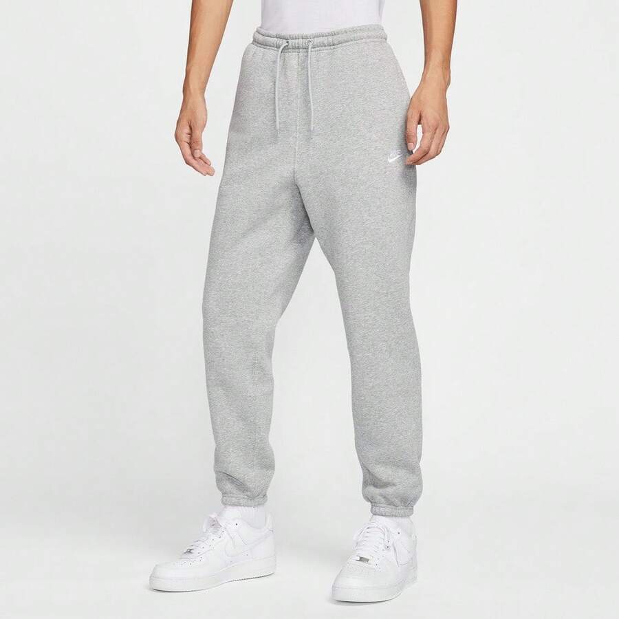 Nike Men's AS M NK CLUB BB CUFF PANT Knit Pants FN3809-063 - Grey - View 1