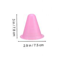100 Pcs Mini Cones Set, Sports Training Markers, Lightweight Stackable Plastic Cones, For Soccer, Basketball, Fitness Drills & Classroom Coordination Games - Multicolor - View 4