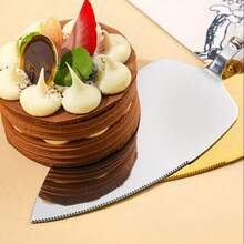 2pcs Pearl Ceramic Handle Stainless Steel Cake Server And Knife Set, Baking Tools, Pizza Spatula Pastry Scoop, Cake Cutter Tool, Suitable For Weddings, Birthdays, Parties - Perfect For Christmas, Thanksgiving, Father's Day, Mother's Day, Children's Day, Valentine's Day, Graduation Multifunctional Kitchen Utensils - Xẻng phết bánh Silvery 2 chiếc - Xem 7