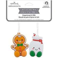 Hallmark Better Together - Adornos magnéticos de Navidad para árbol (2 Unidades)(Pan de jengibre y leche) - Tipo 2 - Ver 6