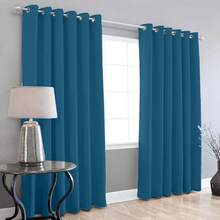 Curtains - Turquoise - View 3