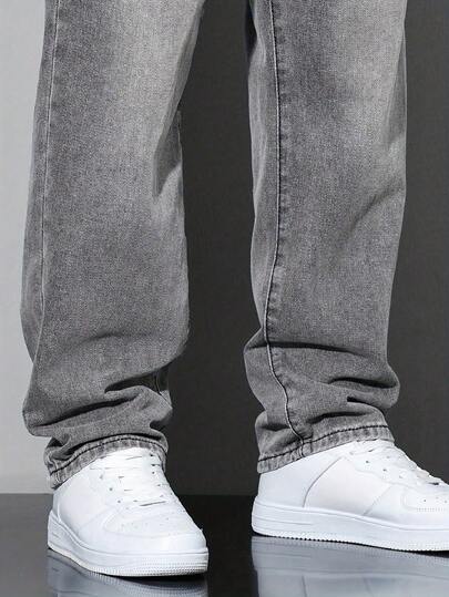 Tween Boy Casual Pocket Simple Denim Jeans, For Everyday Wear