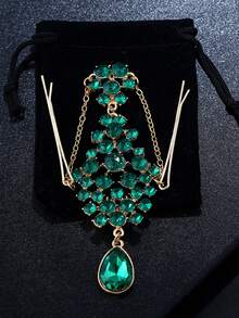 1 قطعة مشبك شعر أنيق متعدد الطبقات مزين بالشرابات واللؤلؤ ذو طرفين، مناسب لارتداء النساء في المناسبات الرسمية والكاجوال، اكسسوار شعر من سبيكة الزنك مناسب كهدية، مشابك شعر، مشابك شعر، مشابك شعر