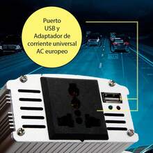 ELE-GATE Inversor De Corriente 300w 12v A 110v Automotriz - Gris - Ver 2