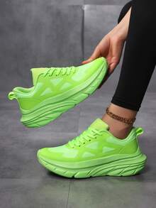 Nuevos zapatos para correr con suela gruesa, cómodos, transpirables y ligeros, zapatillas deportivas para parejas