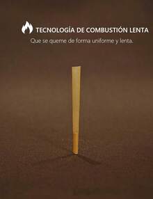 Conos Pre-Roll 200PCS, Marrón|Conos pre-enrollados naturales sin blanquear de 109 mm, fáciles de llenar y usar, incluye empujador para llenar los conos. - 1 - Ver 4