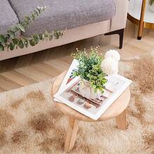 Runner Rug For Bedroom 2x6 Feet Soft Shaggy Area Rugs Fluffy Carpet For Hallway Bedside Upgrade NonSlip Shag Plush Rug For Dorm Living Room TieDyed Light Grey - 2' X 6' (Runner)+Tie-dyed Camel - View 6