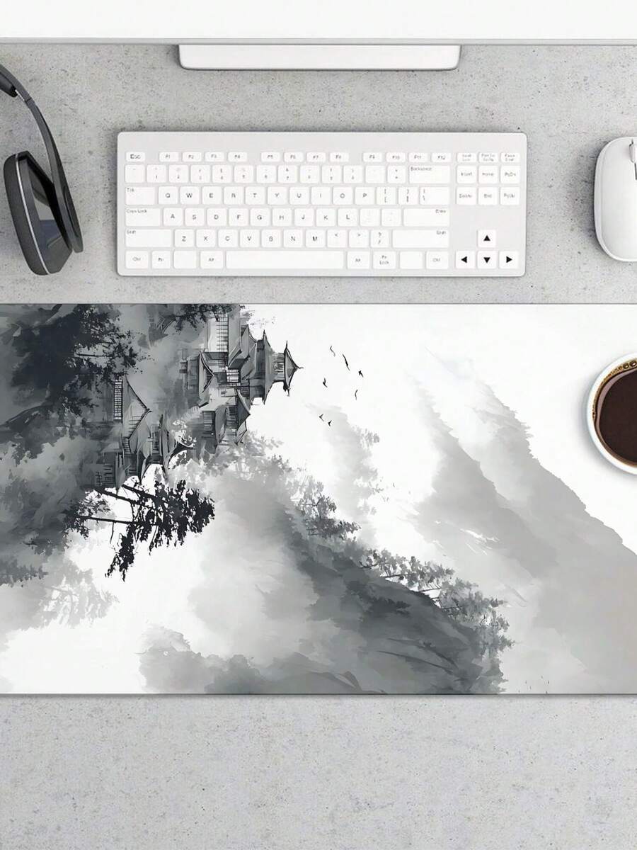 Featured Desk Mat - Vibrant HD Printed Mouse Pad For Gaming And Office Use, Large Non-Slip Mat With Lush Design, Perfect Gift For Family And Friendssbd0922~20 - White - View 1