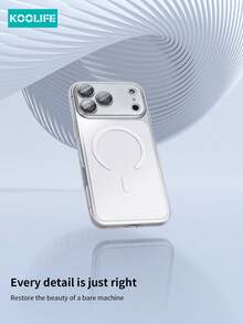 Koolife 1pc Magnetic Adsorption Phone Case Compatible With Apple 17 ProMax, Magnetic Charging, Full-Body Protection, Ultra-Thin Transparent Design With Lens Film, Compatible With Apple 17 ProMax/17/17 Pro/17 Air, 13/13 Pro/13 ProMax, 14/14 Pro/14 ProMax, 15/15 Plus/15 Pro/15 ProMax, 16/16 Plus/16 Pro/16 ProMax/16e - Clear - View 7